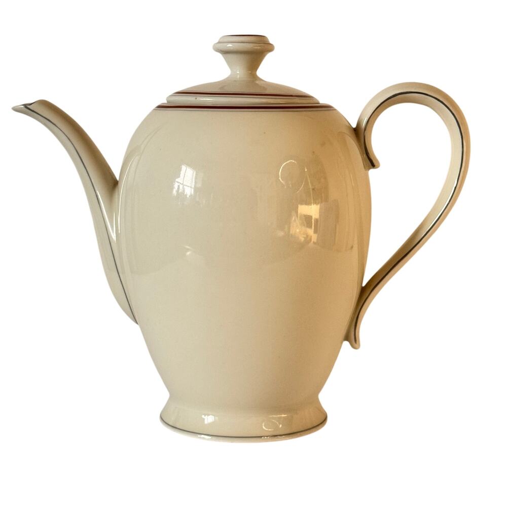Edelstein Bavaria Ceramic Tea Pot Minimalist Atomic Mid Century Modern Germany